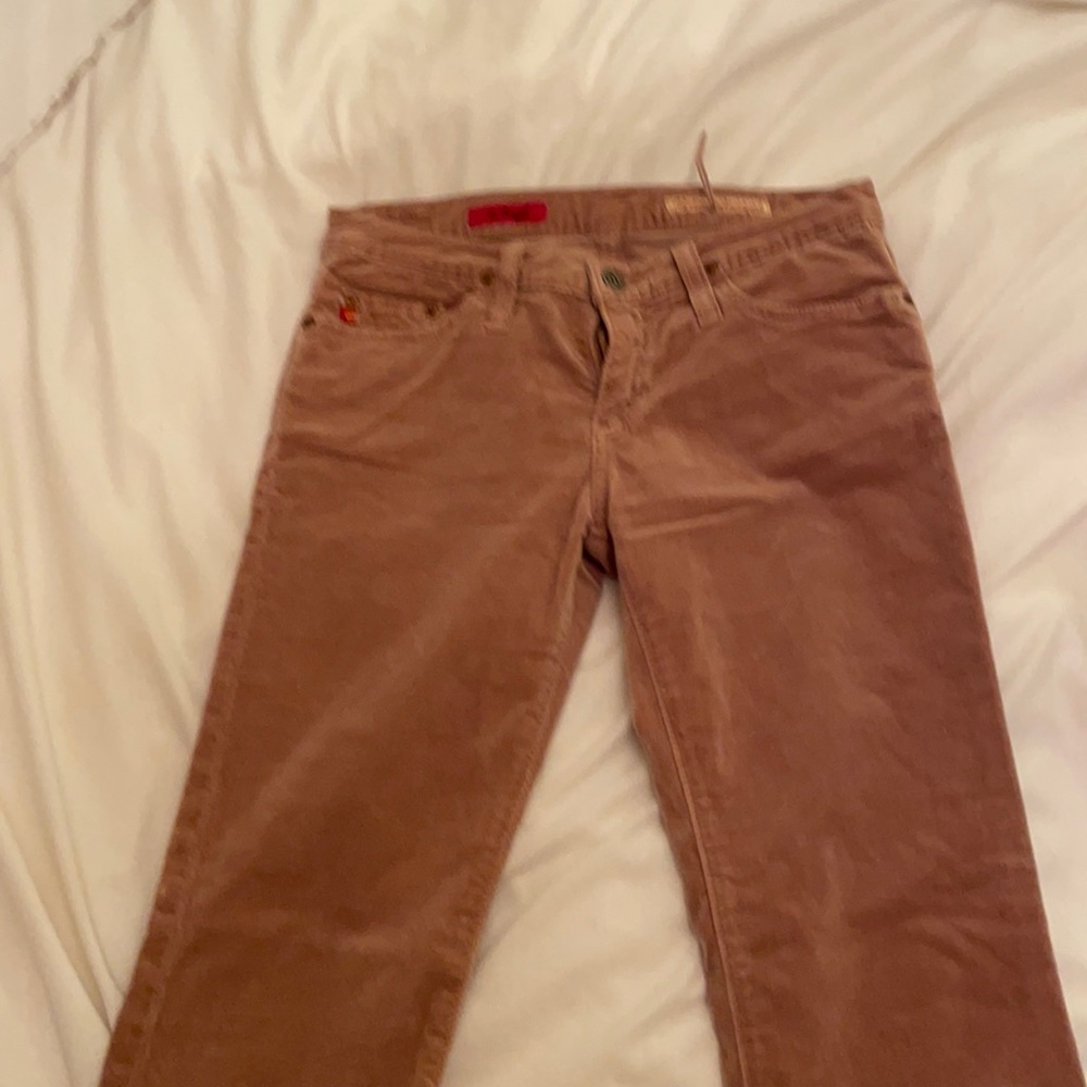 Stretch mauve velvety Adriano Goldschmed bootleg.